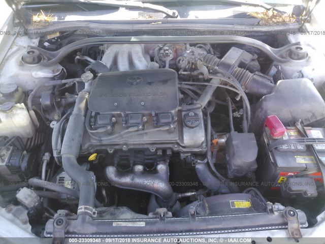 2T1CF22PX1C435696 - 2001 TOYOTA CAMRY SOLARA SE/SLE ვერცხლისფერი ფოტო 10