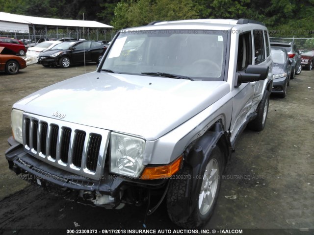 1J8HG48K87C699519 - 2007 JEEP COMMANDER Gümüş foto 2