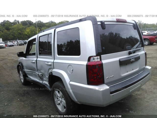 1J8HG48K87C699519 - 2007 JEEP COMMANDER Gümüş foto 3
