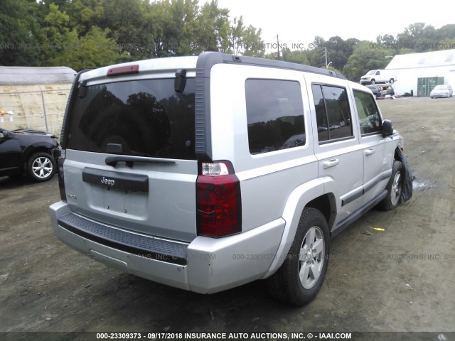1J8HG48K87C699519 - 2007 JEEP COMMANDER Gümüş foto 4