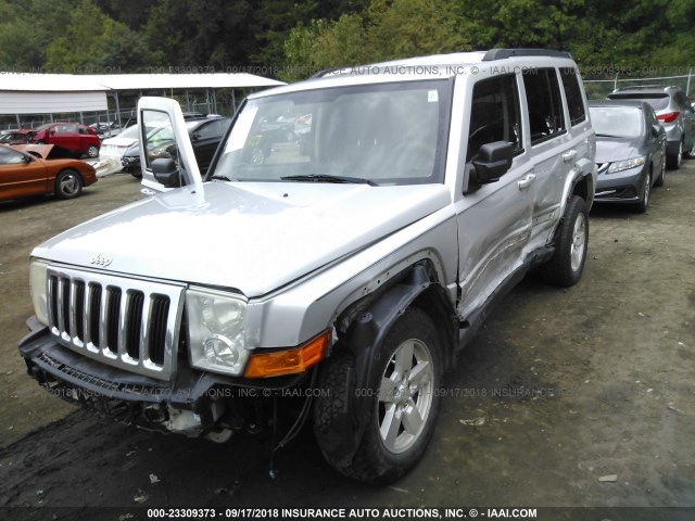 1J8HG48K87C699519 - 2007 JEEP COMMANDER Gümüş foto 6