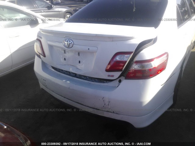 4T1BE46K27U661666 - 2007 TOYOTA CAMRY NEW GENERAT CE/LE/XLE/SE WHITE photo 6