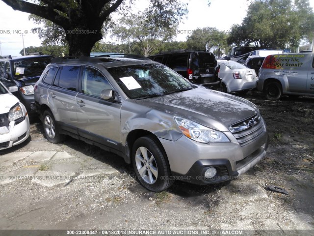 4S4BRCLC2E3211076 - 2014 SUBARU OUTBACK 2.5I LIMITED GOLD photo 1