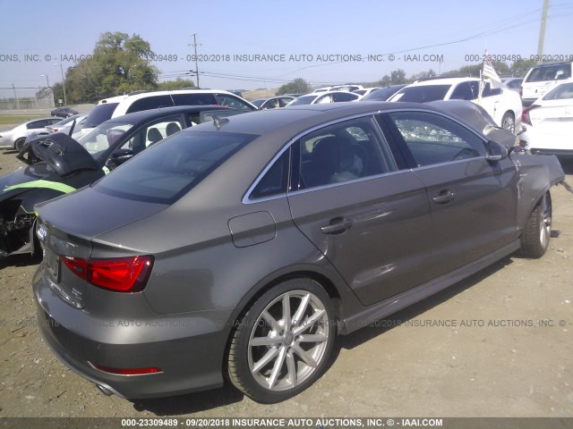 WAUKFGFF9F1047958 - 2015 AUDI A3 PRESTIGE S-LINE GRAY photo 4