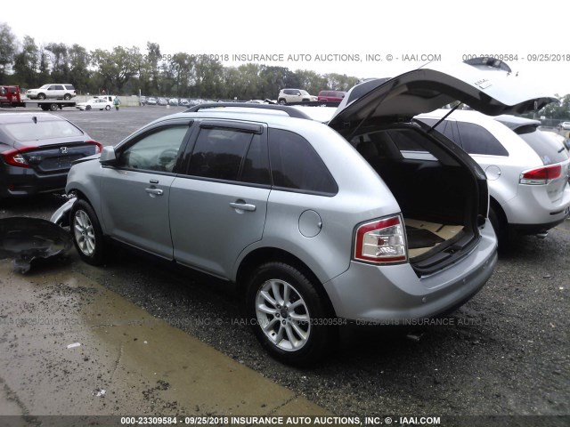 2FMDK49C17BA33058 - 2007 FORD EDGE SEL PLUS SILVER photo 3