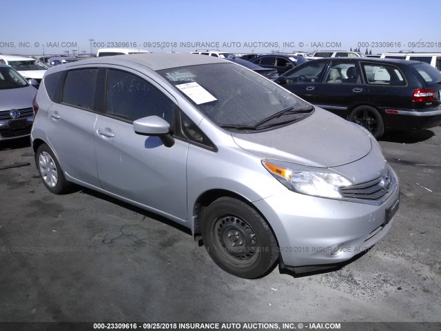 3N1CE2CP8FL443448 - 2015 NISSAN VERSA NOTE S/S PLUS/SV/SL/SR SILVER photo 1