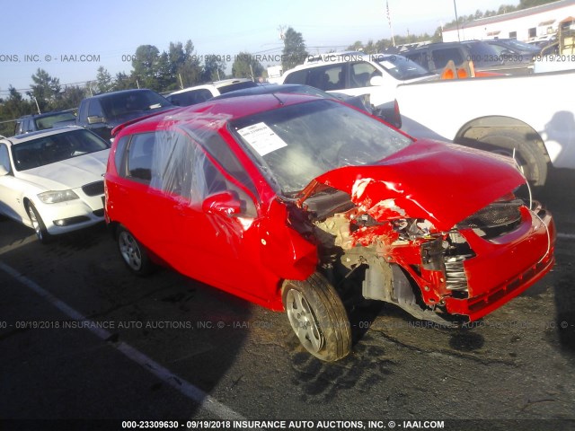 KL1TD62675B286552 - 2005 CHEVROLET AVEO LS RED photo 1