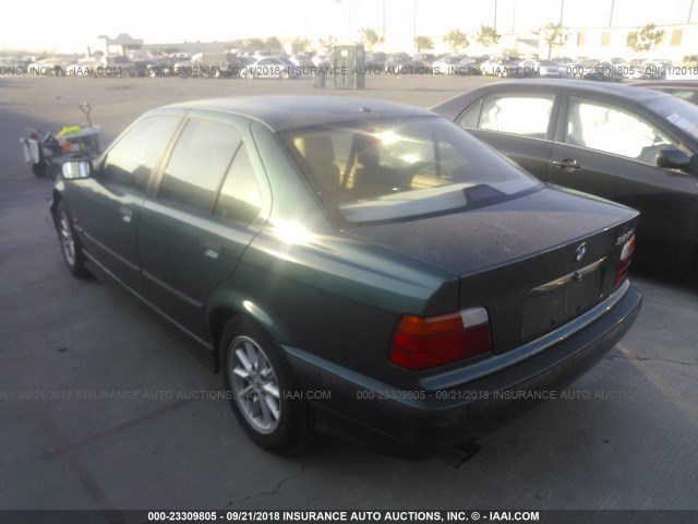 WBACD4324VAV54128 - 1997 BMW 328 I AUTOMATIC GREEN photo 3