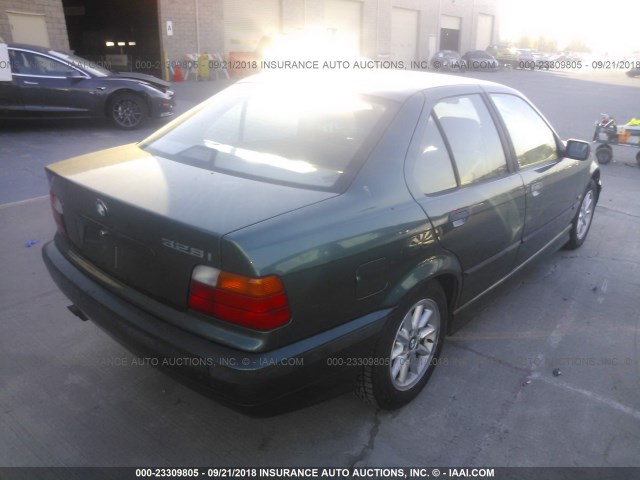 WBACD4324VAV54128 - 1997 BMW 328 I AUTOMATIC GREEN photo 4