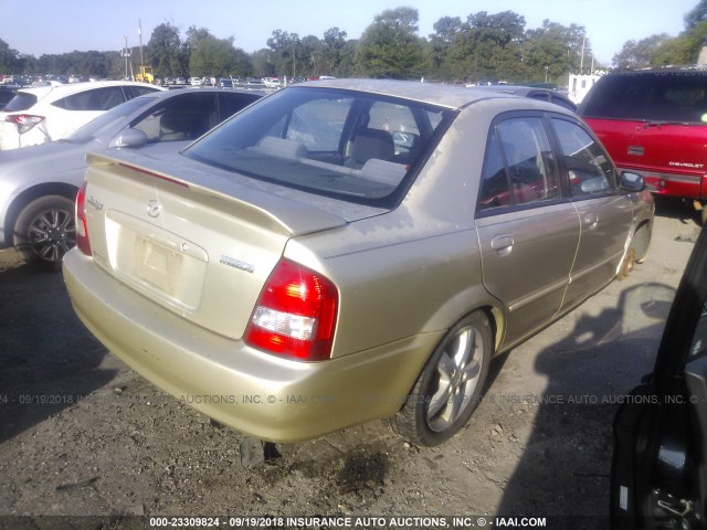 JM1BJ225321626407 - 2002 MAZDA PROTEGE DX/LX/ES GOLD photo 4