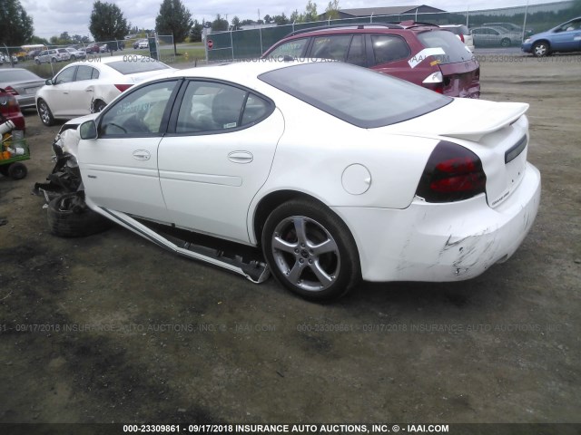 2G2WC54C151304456 - 2005 PONTIAC GRAND PRIX GXP WHITE photo 3