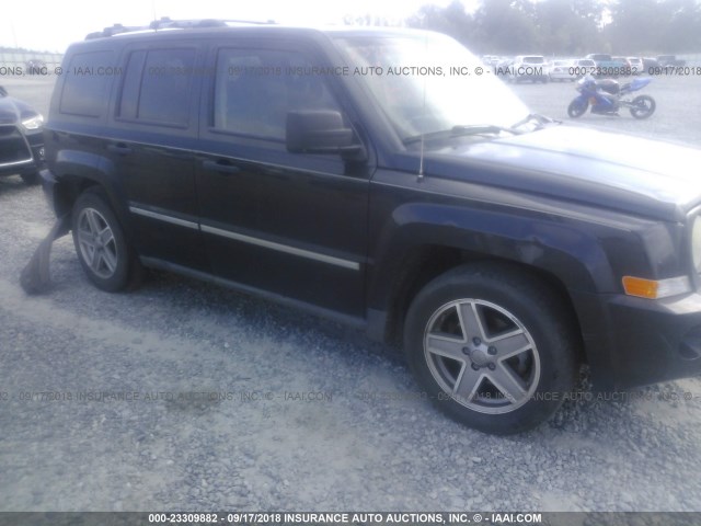 1J8FT48W48D521284 - 2008 JEEP PATRIOT LIMITED BLACK photo 6