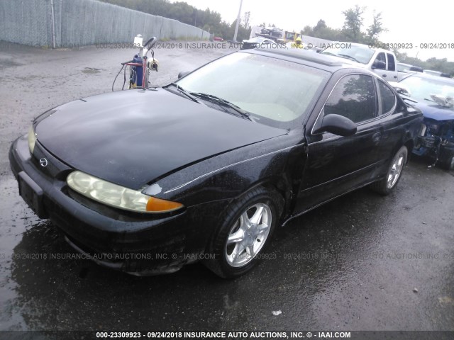 1G3NF12E1XC402119 - 1999 OLDSMOBILE ALERO GLS 黑色 照片 2