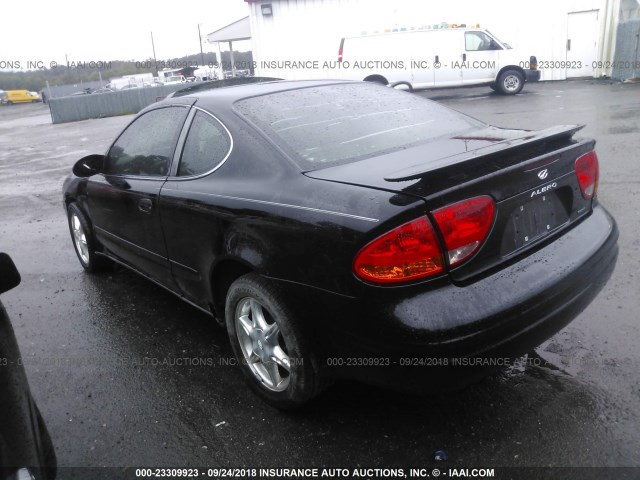 1G3NF12E1XC402119 - 1999 OLDSMOBILE ALERO GLS 黑色 照片 3