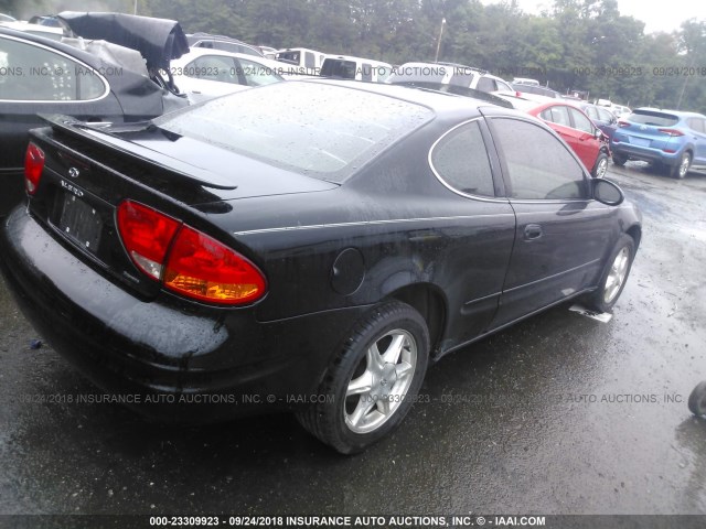 1G3NF12E1XC402119 - 1999 OLDSMOBILE ALERO GLS 黑色 照片 4
