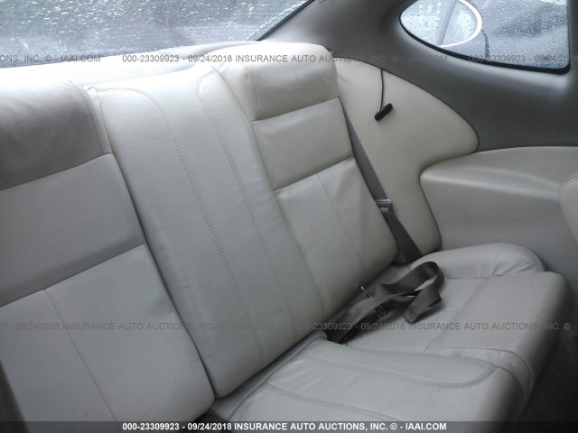 1G3NF12E1XC402119 - 1999 OLDSMOBILE ALERO GLS 黑色 照片 8