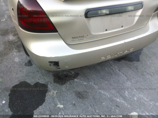 2G2WP522X51338197 - 2005 PONTIAC GRAND PRIX BROWN photo 6