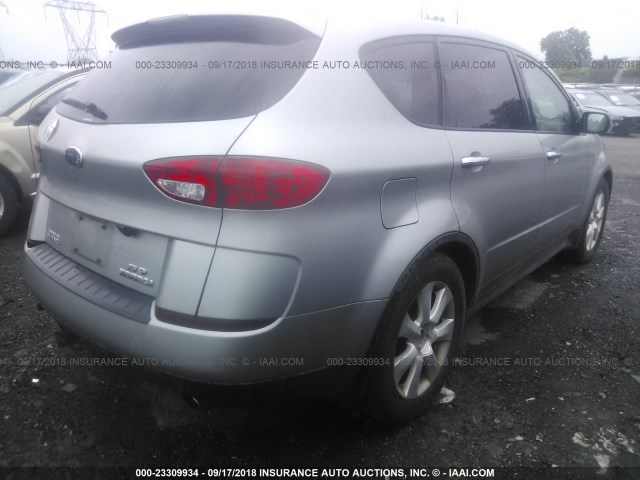 4S4WX85D774403827 - 2007 SUBARU B9 TRIBECA 3.0 H6/3.0 H6 LIMITED GRAY photo 4