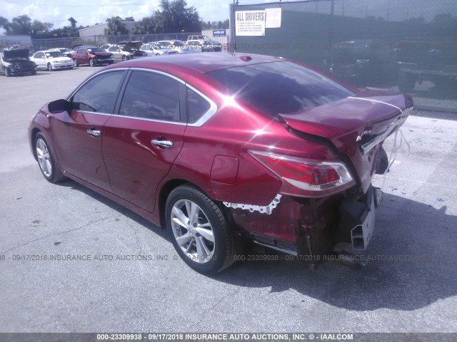 1N4AL3AP1DC278070 - 2013 NISSAN ALTIMA 2.5/S/SV/SL RED photo 3