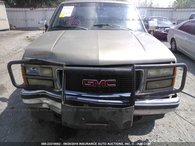 2GTEK19K6R1523468 - 1994 GMC SIERRA K1500 GOLD photo 6