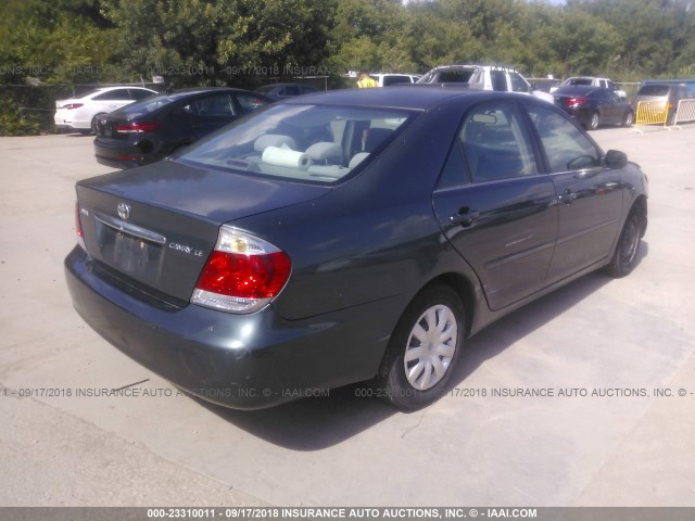 4T1BE32K76U120322 - 2006 TOYOTA CAMRY LE/XLE/SE 绿色 照片 4