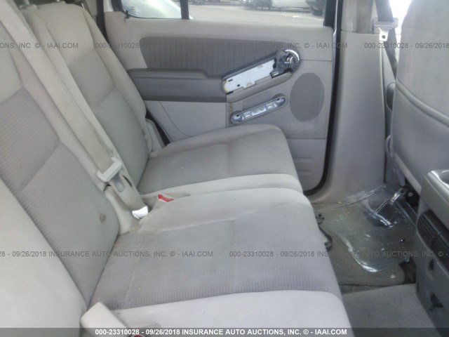 1FMEU63EX6ZA28750 - 2006 FORD EXPLORER XLT SILVER photo 8