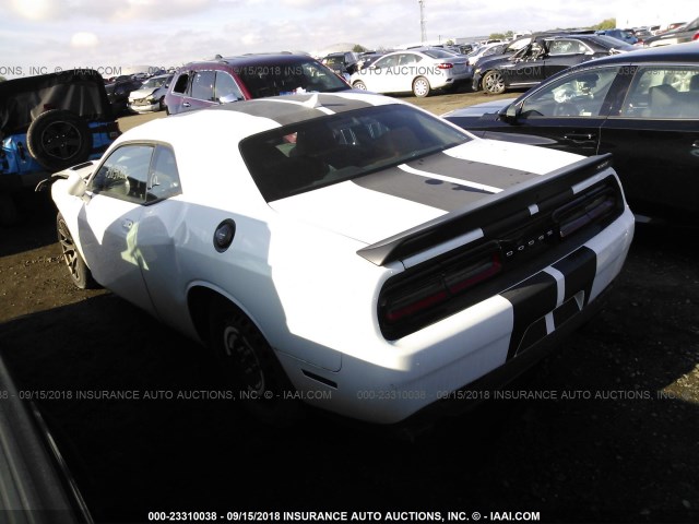 2C3CDZC95GH335670 - 2016 DODGE CHALLENGER SRT HELLCAT WHITE photo 3