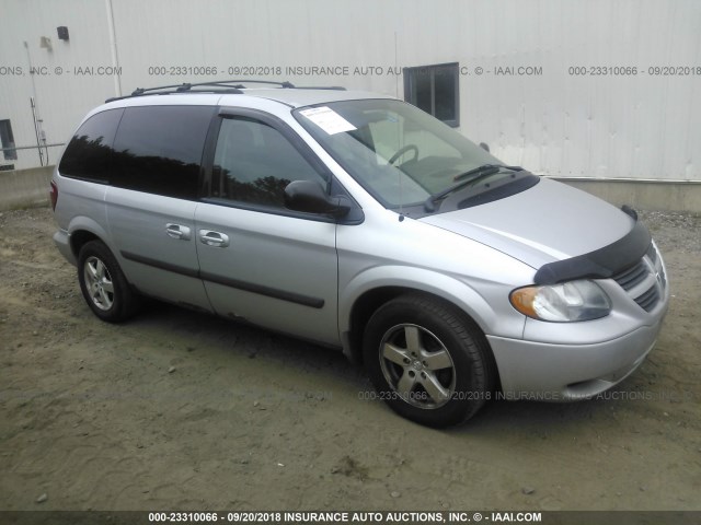 1D4GP45RX6B540500 - 2006 DODGE CARAVAN SXT SILVER photo 1