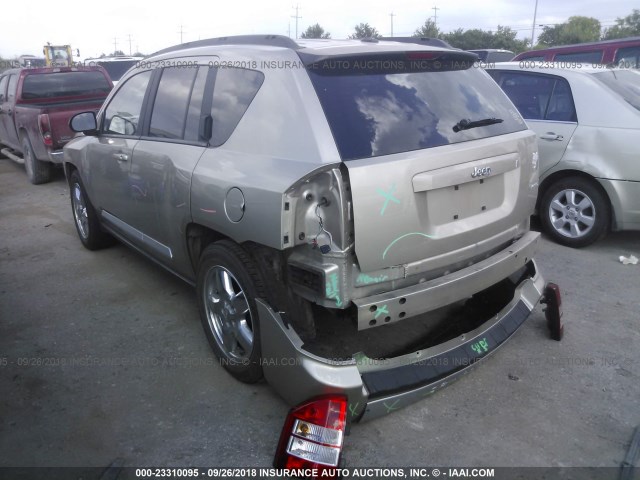 1J4NT5FB3AD502931 - 2010 JEEP COMPASS LIMITED TAN photo 3