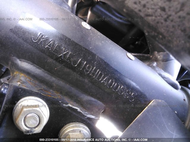 JKAEXEJ19HDA00585 - 2017 KAWASAKI EX650 J შავი ფოტო 10