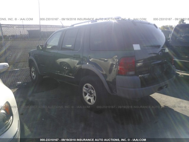 1FMZU72E72ZA79383 - 2002 FORD EXPLORER XLS GREEN photo 3