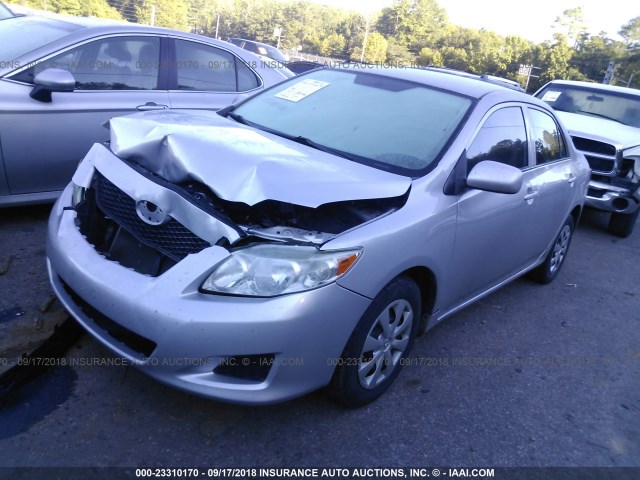JTDBL40EX99076532 - 2009 TOYOTA COROLLA LE/XLE SILVER photo 2