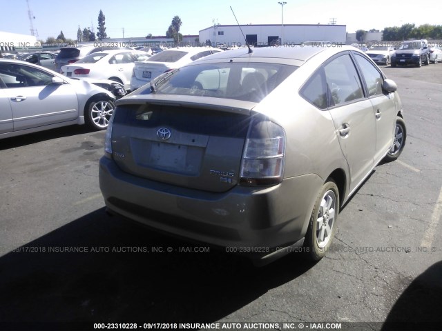 JTDKB20U853001873 - 2005 TOYOTA PRIUS GOLD photo 4