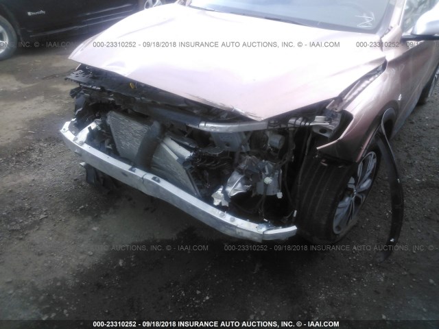 SJKCH5CR6HA019099 - 2017 INFINITI QX30 LUXURY/PREMIUM/SPORT BROWN photo 6