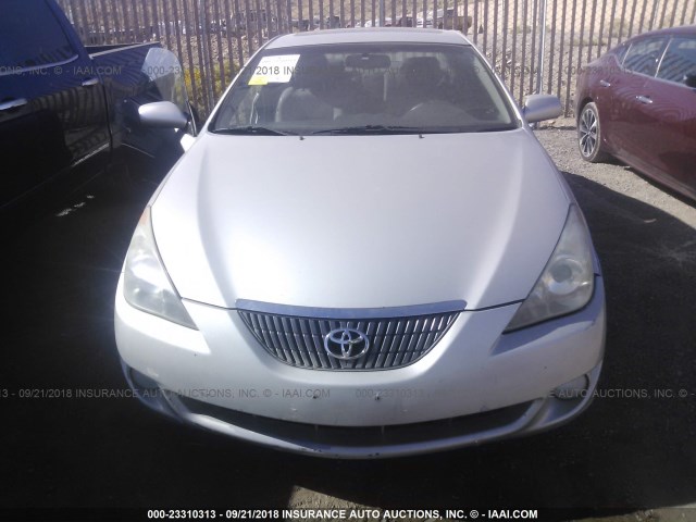 4T1CA30P76U096828 - 2006 TOYOTA CAMRY SOLARA SE/SLE Gümüş foto 6