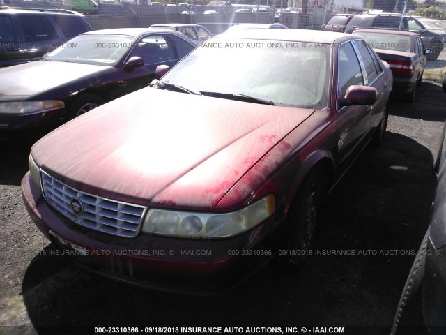 1G6KS54Y5XU937917 - 1999 CADILLAC SEVILLE SLS RED photo 2