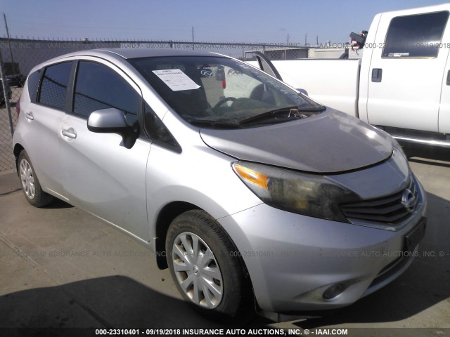 3N1CE2CP0EL434743 - 2014 NISSAN VERSA NOTE S/S PLUS/SV/SL SILVER photo 1