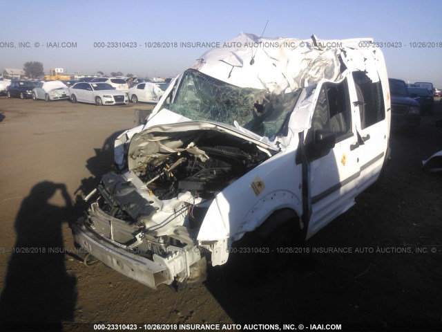 NM0LS6AN3BT062852 - 2011 FORD TRANSIT CONNECT XL YELLOW photo 2