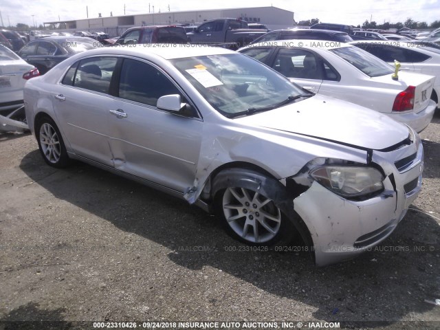 1G1ZC5E09CF109264 - 2012 CHEVROLET MALIBU 1LT SILVER photo 1
