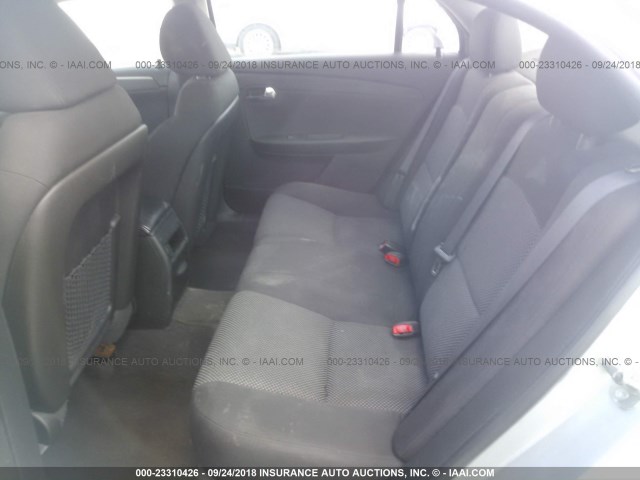 1G1ZC5E09CF109264 - 2012 CHEVROLET MALIBU 1LT SILVER photo 8