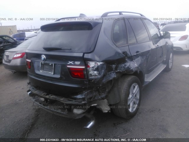 5UXZW0C50CL669691 - 2012 BMW X5 XDRIVE35D GRAY photo 4