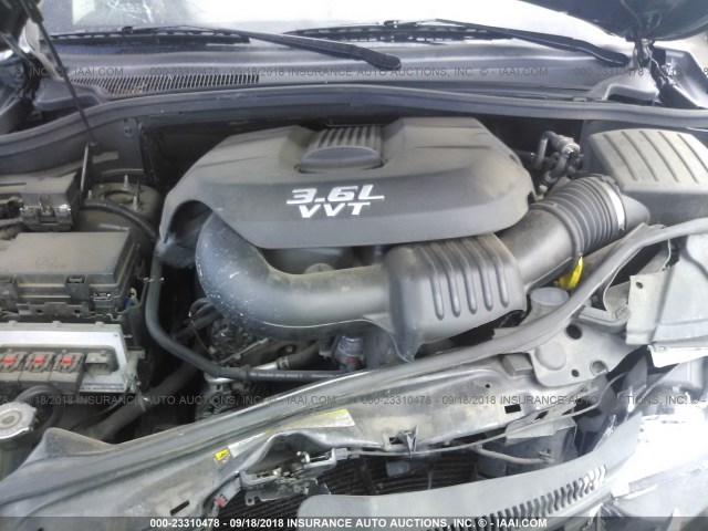 1C4RJFAG2CC233187 - 2012 JEEP GRAND CHEROKEE LAREDO 黑色 照片 10