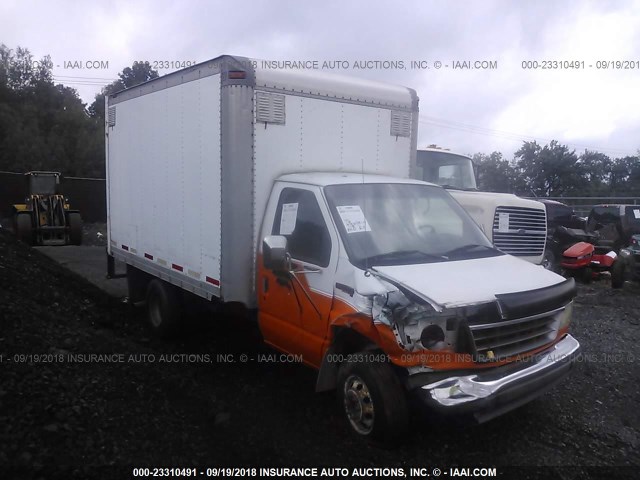 1FDKE30F2SHB66021 - 1995 FORD E350 WHITE photo 1