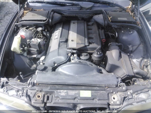 WBADT43493GY99481 - 2003 BMW 525 I AUTOMATIC BLACK photo 10