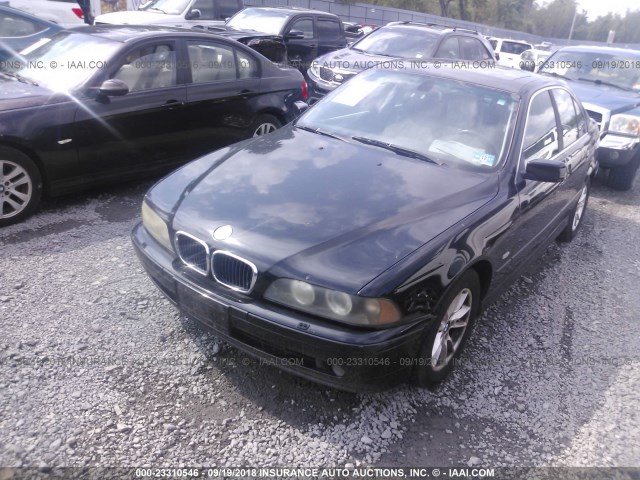 WBADT43493GY99481 - 2003 BMW 525 I AUTOMATIC BLACK photo 2