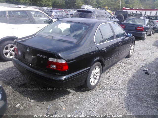 WBADT43493GY99481 - 2003 BMW 525 I AUTOMATIC BLACK photo 4