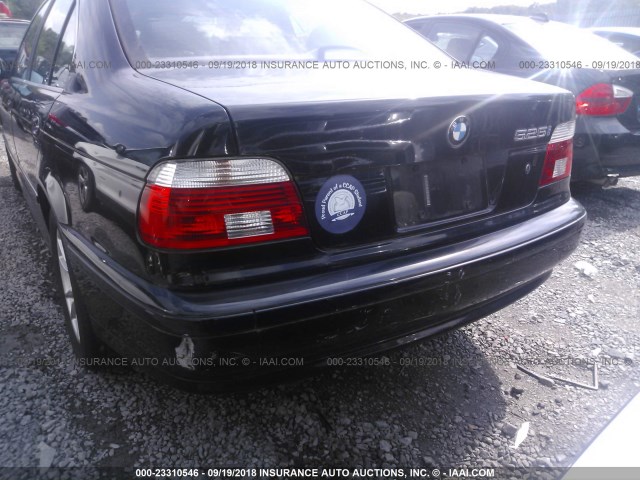 WBADT43493GY99481 - 2003 BMW 525 I AUTOMATIC BLACK photo 6