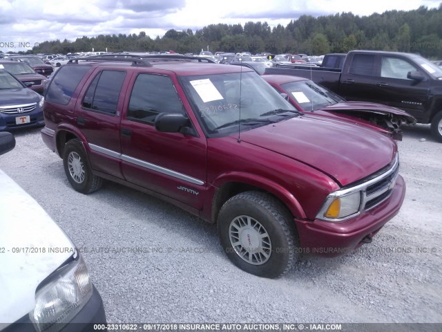 1GKDT13W612184031 - 2001 GMC JIMMY RED photo 1