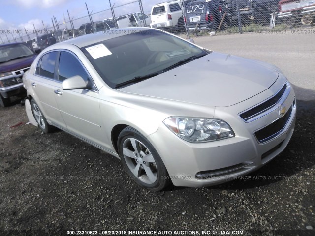 1G1ZC5EU3CF125138 - 2012 CHEVROLET MALIBU 1LT BEIGE photo 1
