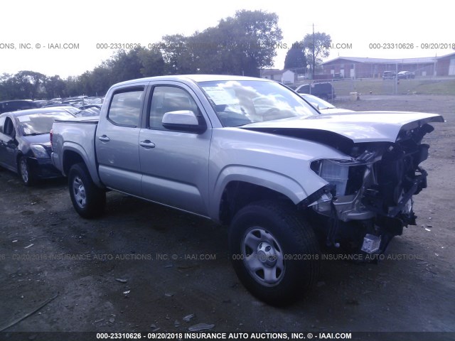 5TFCZ5AN9HX079097 - 2017 TOYOTA TACOMA DBL CAB/SR/TRDSPT/OR/PRO ვერცხლისფერი ფოტო 1